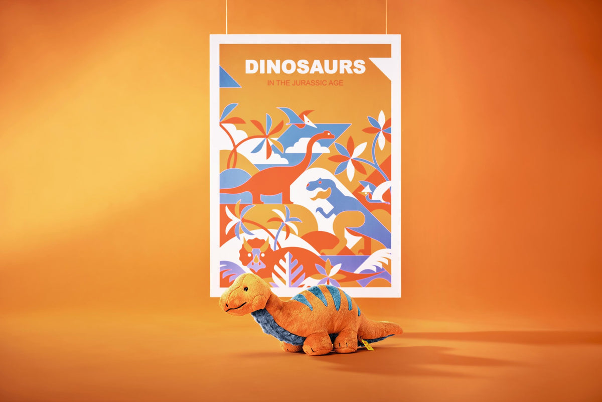 Bronko among the dinosaurs